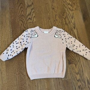 Hanna Andersson Cheetah Sweater 12-18 months